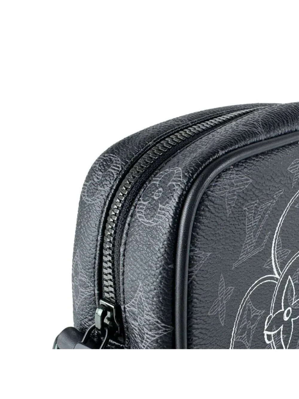 Louis Vuitton Crossbody Shoulder Bag Monogram Eclipse Vivienne Danube PM